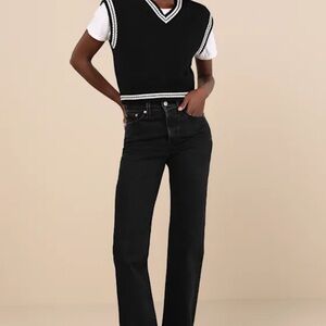 Levi’s Wedgie Bootcut black jeans